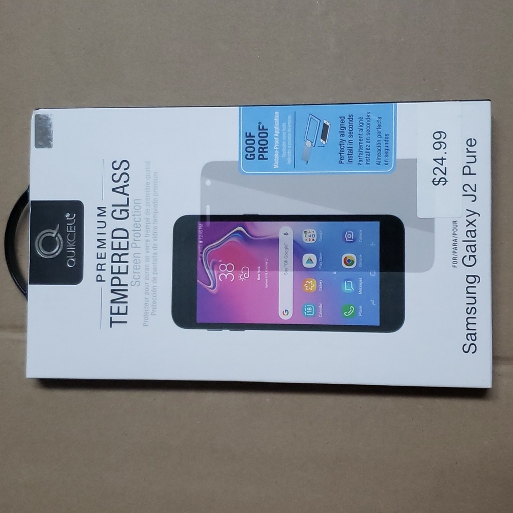 Samsung galaxy J2 pure Tempered glass screen protection